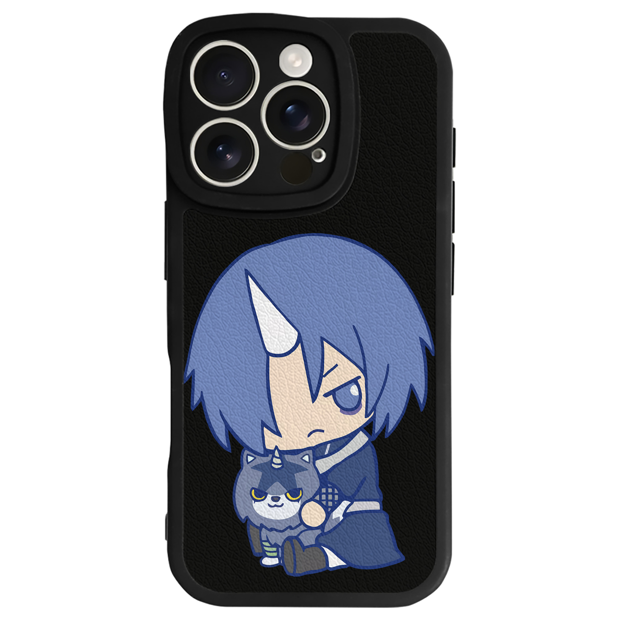 （画像用） 転スラ Regarding Reincarnated to Slime 【iPhone 16シリーズ対応】シリコンスマホケース（レザー調） 材質：シリコン